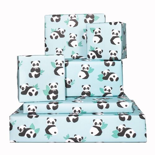 Pandas Wrapping Paper - 1 Sheet