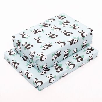 Papier Cadeau Pandas - 1 Feuille 3