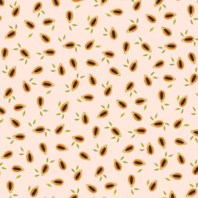 Papaya Wrapping Paper - 1 Sheet