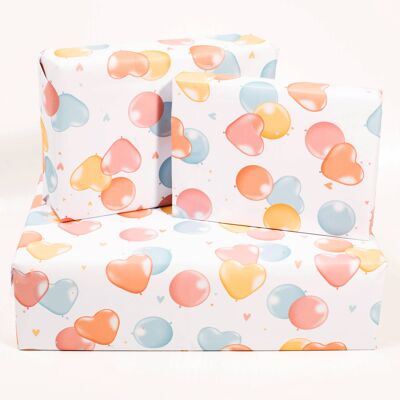 Party Balloons Wrapping Paper - 1 Sheet