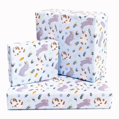 Party Bunnies Wrapping Paper - 1 Sheet