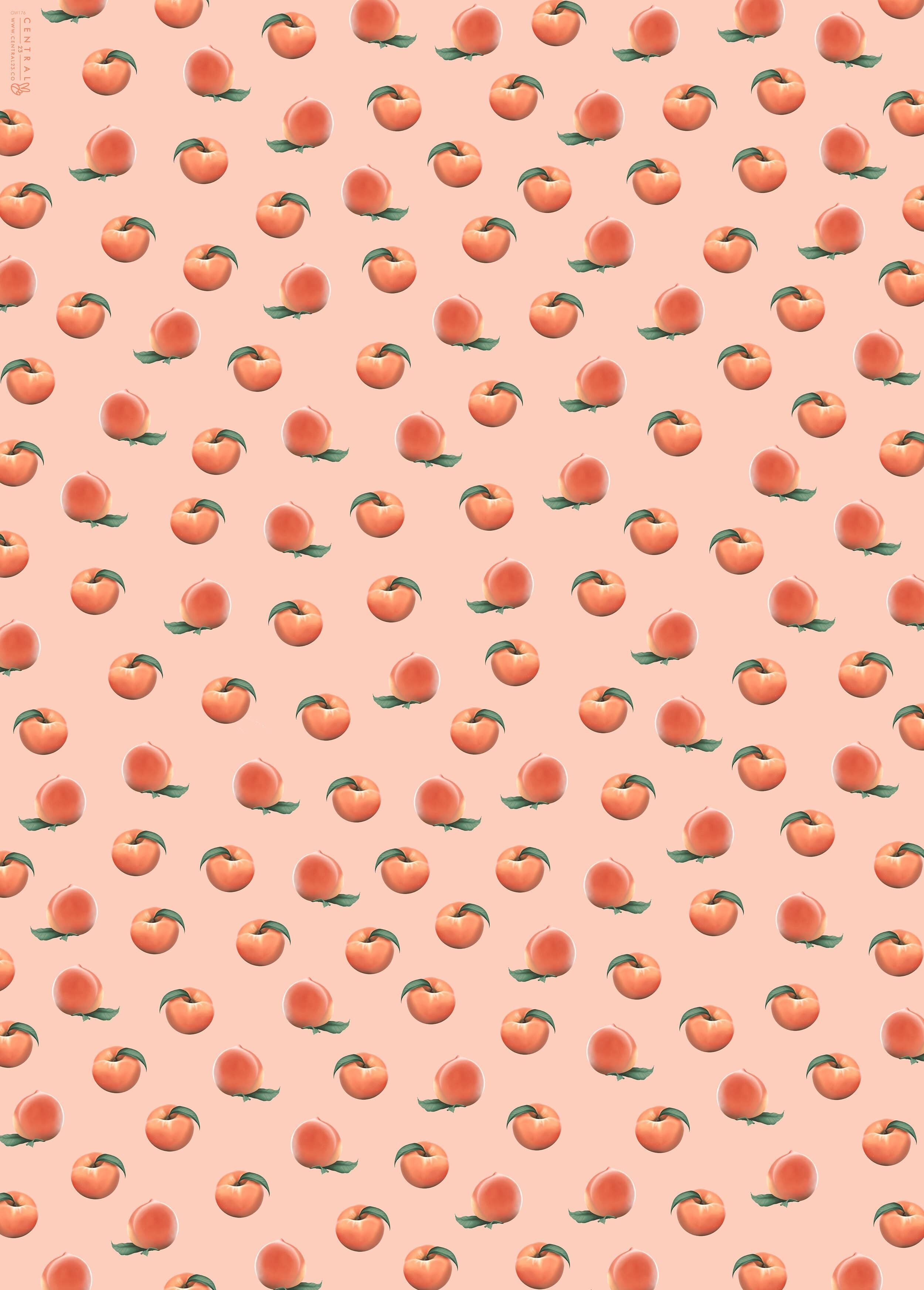 Papel de regalo de melocotones - 1 hoja