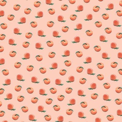 Peaches Wrapping Paper - 1 Sheet