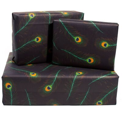 Peacock Wrapping Paper - 1 Sheet