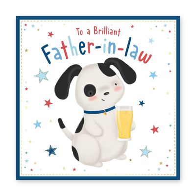Percy Pup Father-in-Law Card