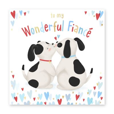 Percy Pup Fiance Card
