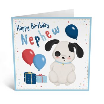 Carte de neveu Percy Pup 3