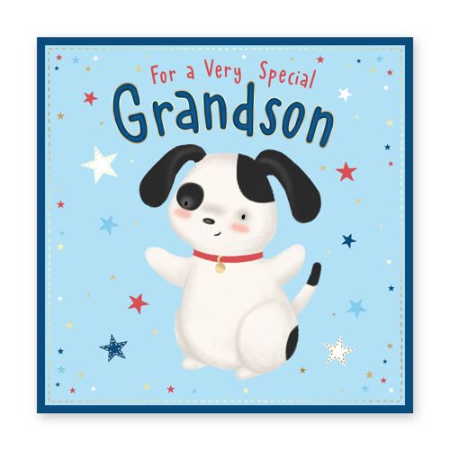 Percy Pup Very Special Grandson Card