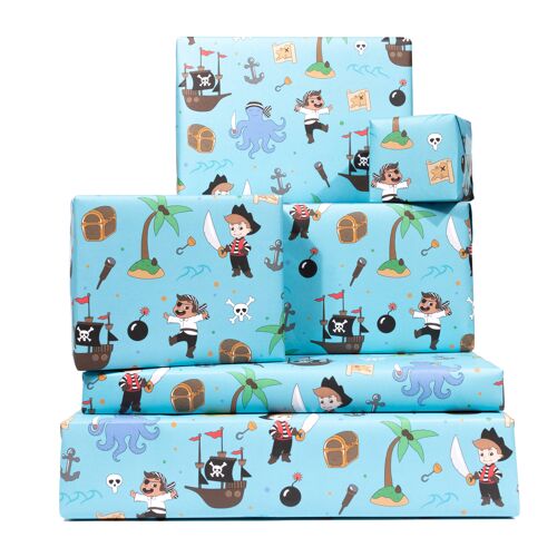 Pirates Wrapping Paper - 1 Sheet
