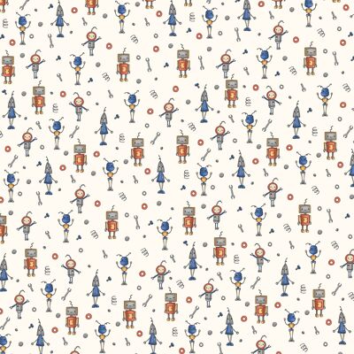 Robots Wrapping Paper - 1 Sheet