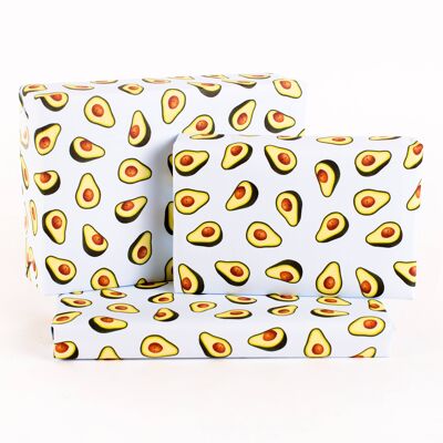 Smiley Avo Wrapping Paper - 1 Sheet
