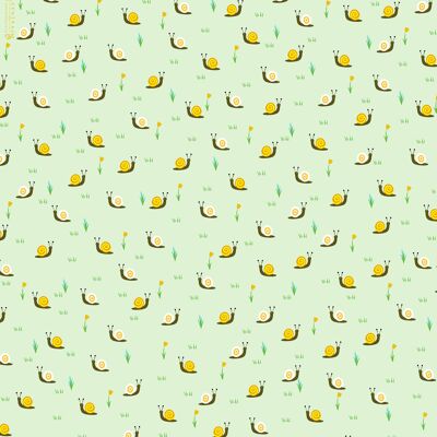 Snails Wrapping Paper - 1 Sheet