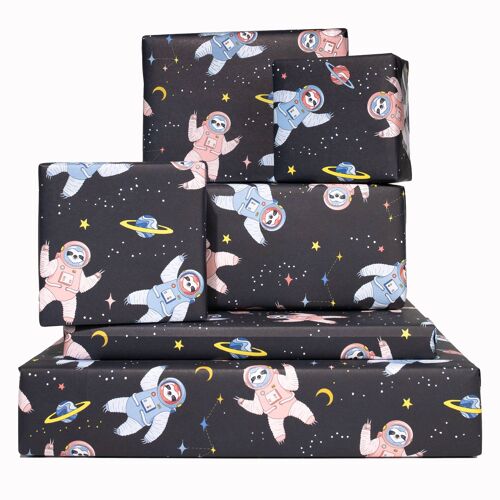 Space Sloth Wrapping Paper - 1 Sheet