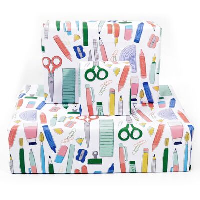 Stationery Wrapping Paper - 1 Sheet