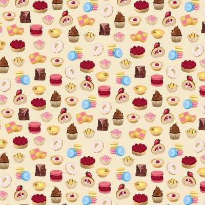 Sweet Things Geschenkpapier – 1 Blatt