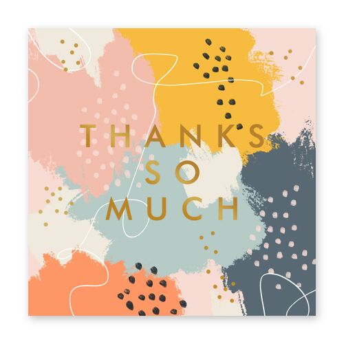 Thank So Much Gratitude Card