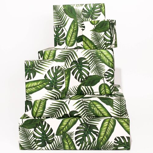 Tropical Leaves Wrapping Paper - 1 Sheet