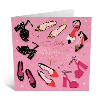 Truly Fabulous Shoes Cute Birthday Card