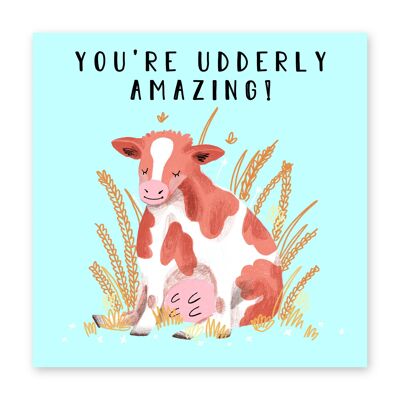 Udderly Amazing Card