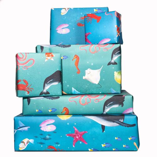 Under The Sea Wrapping Paper - 1 Sheet