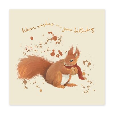 Warm Wishes on Your Birthday Cute Birthday Card