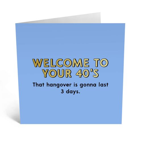 Welcome to Your 40’s Card
