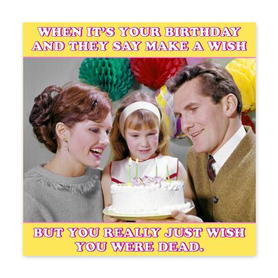 Wenn es Ihre Geburtstagskarte ist