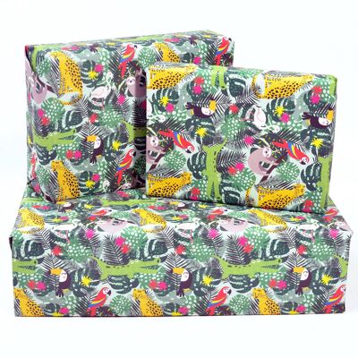 Wild Jungle Wrapping Paper - 1 Sheet