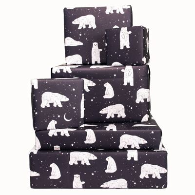 Winter Polar Bears Wrapping Paper - 1 Sheet