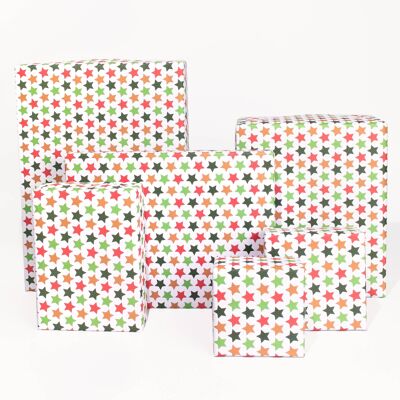 Winter Stars Wrapping Paper - 1 Sheet