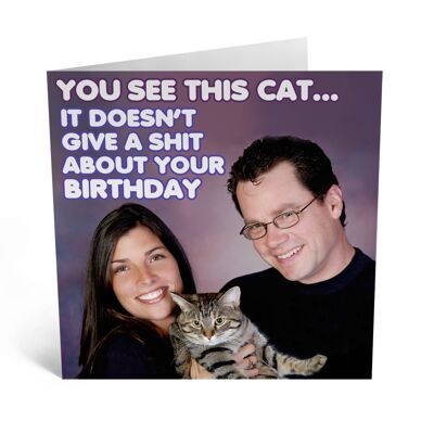Ves esta tarjeta de gato