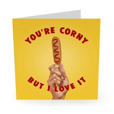 Vous êtes une carte d'anniversaire drôle Corny
