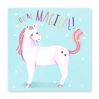 Eres Tarjeta Unicornio Mágico