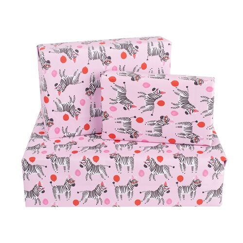 Zebras Wrapping Paper - 1 Sheet