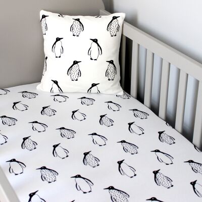 Penguin Fitted Cot sheet