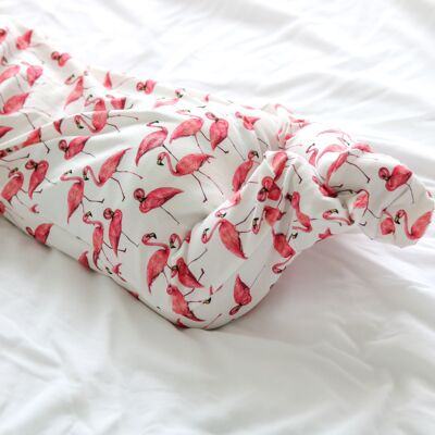 Flamingo cotton sleepsuit