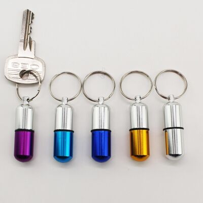 Porte-clés mini pilule