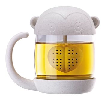 Tasse de singe de thé | infuseur à thé intégré 3