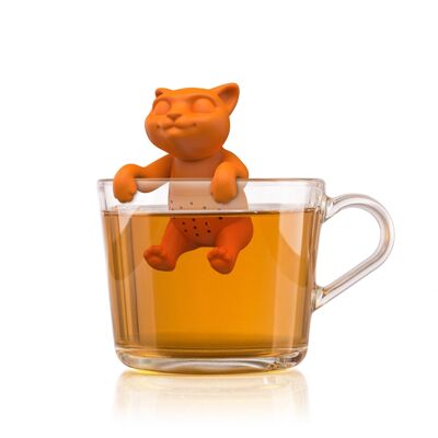 Animal tea infuser kitten