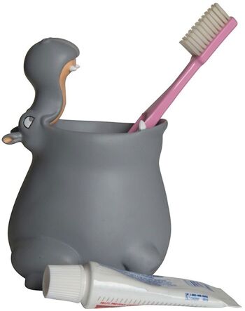 Porte-brosse à dents hippopotame 6