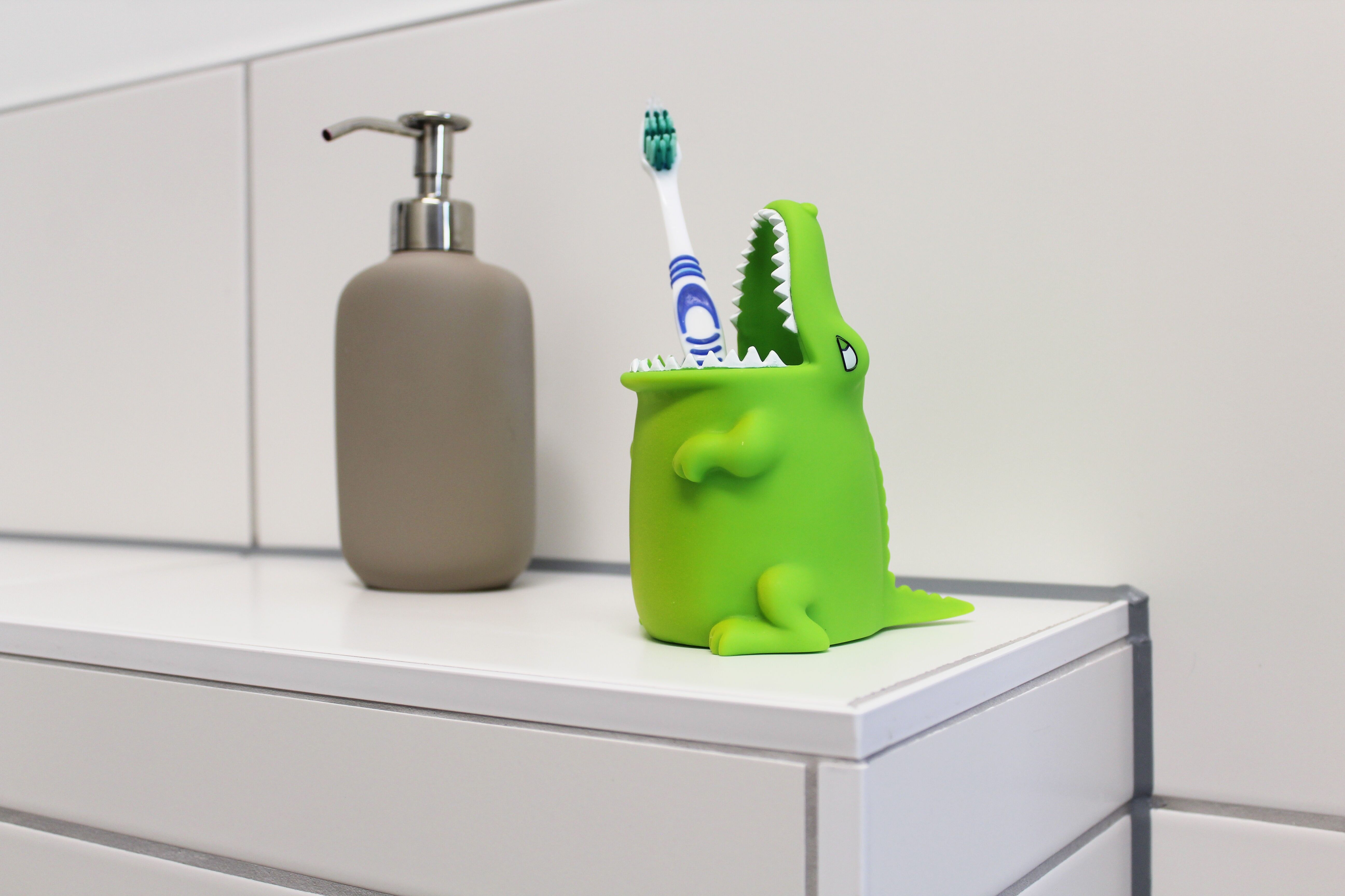 Zahnputzbecher Kroko