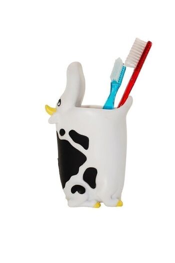 Vache de tasse de brosse à dents | Avec trou pour le drainage 6