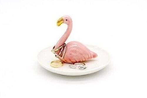 Ringhalter Flamingo und Schmuckablage