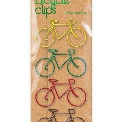 Clips de papel para bicicletas | multicolor