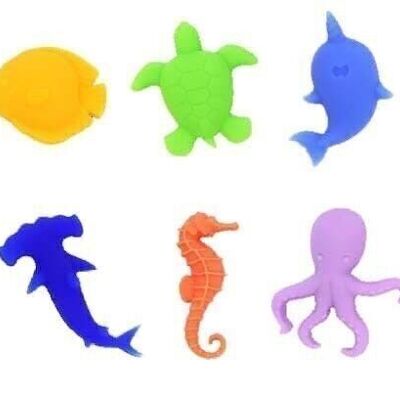 Sea Animals Glass Markers
