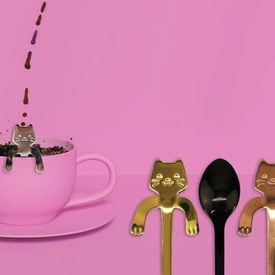 Kitten teaspoons set of 4
