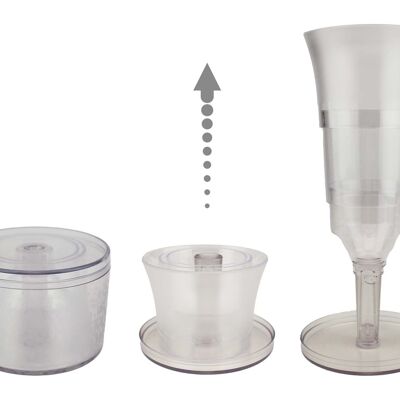 Pop-Up Secco Glass | including lid