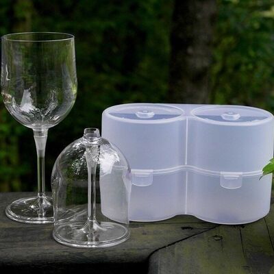 Set de 2 copas de vino para llevar