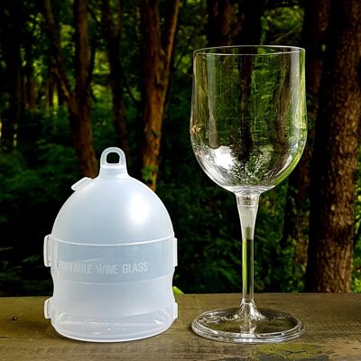 Wine glass to go - single