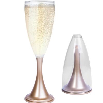 Champagne glasses to go set of 2